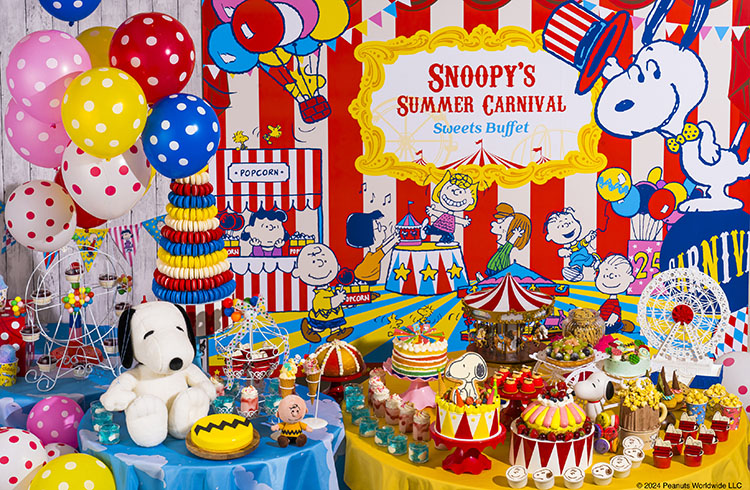 夏のスイーツビュッフェ「SNOOPY'S Summer Carnival」
