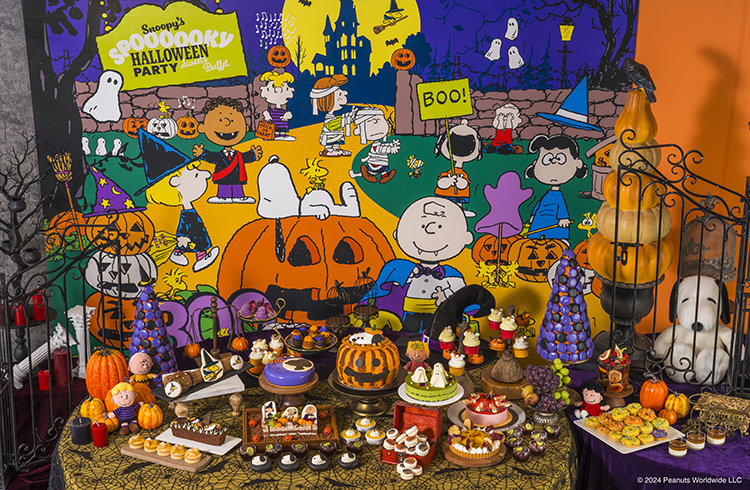 秋のスイーツビュッフェ「SNOOPY’s Spoooooky Halloween Party」