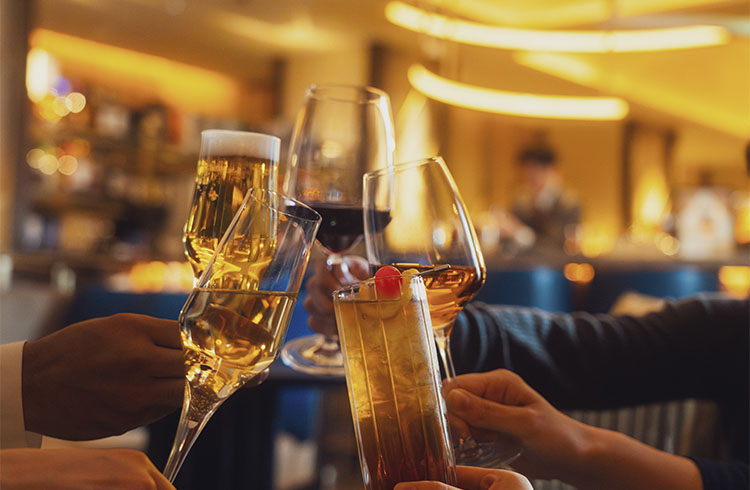 歓送迎会にもおすすめ！ オールデイダイニング「モザイク」、バー&ラウンジ　ZATTA　パーティプランのご案内